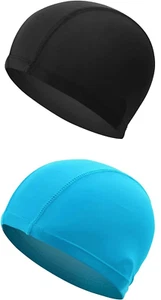NITAIUN Badekappen für Erwachsene, Kinder, Unisex, Stoff-Badekappe - Bild 1 von 3