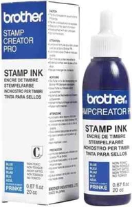 NEW Brother Stamp Creator Pro Blue Stamp Ink Refill-Brand New-SHIPS N 24HRS - Picture 1 of 12