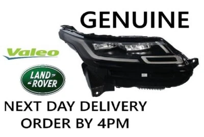 Оригинальная светодиодная фара для правшей Valeo Land Rover Range Rover Velar L560 2017–25 годов от оригинального производителя - Изображение 1 из 4