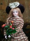 16" (41cm) ANTIQUE FRENCH DOLL WITH ORIGINAL RARE GESLAND BODY AND BISQUE HANDS