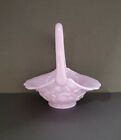 Vintage Fenton Glossy Lavender Water Lily Basket Color Changing Mint Condition