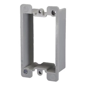 Cantex EZ Box Old Work Rectangle PVC 1 gang Box Extenders Gray - Picture 1 of 1
