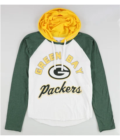 NFL Womens Green Bay Packers Graphic T-Shirt, White, Medium Cover