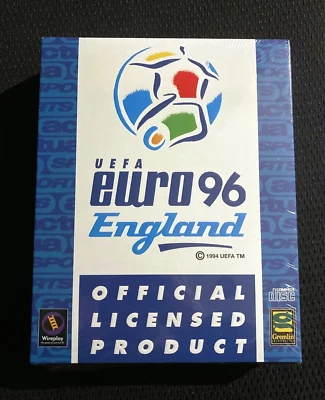 UEFA Euro 96 England - 1996 Soccer Game - BRAND NEW & SEALED Big Box PC Release - Image 1 of 4