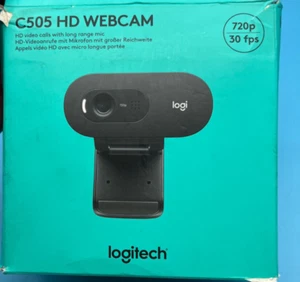Logitech C505 HD Webcam - 720p HD externe USB Kamera für Desktop - Bild 1 von 2