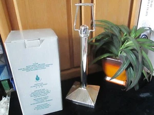 Candela vintage Partylite nuova con scatola ritirata canna argento lampada base quadrata P0338B - Foto 1 di 1