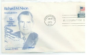 POLITICS ENVELOPE (1973) NIXON Inauguration Souvenir E - Picture 1 of 1