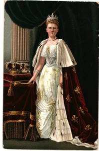 Königin Wilhelmina der Niederlande 1880-1962 -PC Postkarte ROYALTY - Bild 1 von 2