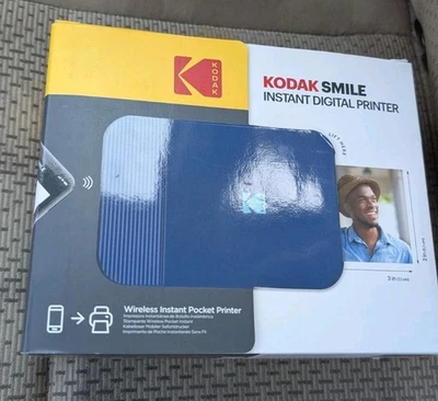 KODAK Smile Instant Digital Printer Brand New Sealed Blue Model - Image 1 of 2