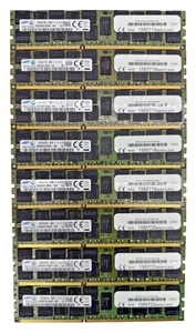 8x (128GB) Samsung M393B2G70QH0-YK0 16GB DDR3 PC3L-12800R 1600MHz ECC RAM - Bild 1 von 5