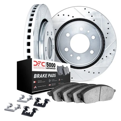 For Toyota 4Runner 88-91 DFC PRO-KIT 5000+ Drilled & Slotted Front Brake Kit - Image 1 of 2