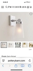 Pottery barn Pearson Sconce (10") Brand New In Box - Picture 1 of 6