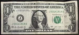 2013 Kansas City $1 Bill March 14 1919 Birthday/Ann. Repeat 1919 Fancy Note - Picture 1 of 2