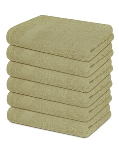 Premium Hand Towels Pack of 6 (16" x 30”) 100% Combed Ring Spun Cotton | High... - Picture 1 of 9