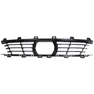 Replacement Black Poly ASA Plastic Front Bumper Cover Grille - Picture 1 of 3