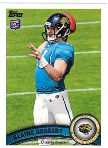 Topps Blaine Gabbert 2011 radiocontrol conjunto de fábrica solo variación Jacksonville Jaguars 160 - Imagen 1 de 1