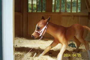 Jaapi BABY PINK Mare & Foal halter set - fit Breyer LEFIRE newborn foal & mare - Picture 1 of 1