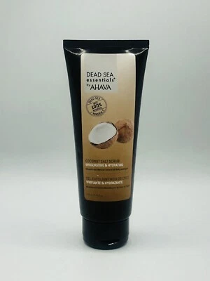 AHAVA Dead Sea Essentials Coconut Salt Scrub Invigorating & Hydrating 7.5 oz New - Image 1 of 3