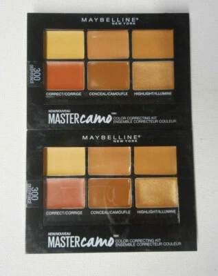 Lote de 2 kits MAYBELLINE MASTER CAMO KIT CORRECTOR DE COLOR 300 PROFUNDO NUEVO SIN CAJA Foto 1 de 2