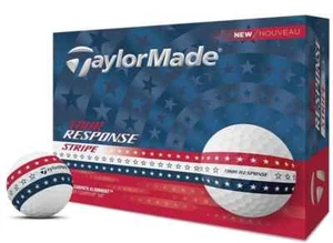 TaylorMade Tour Response Stripe USA Golf Balls, 12 Pack - Picture 1 of 2