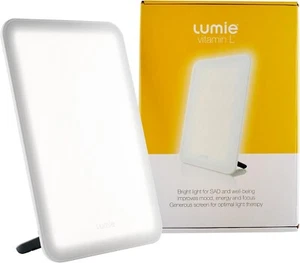 Lumie Vitamin L Slim Light Box for Effective SAD Light Therapy, Opened box - Picture 1 of 8