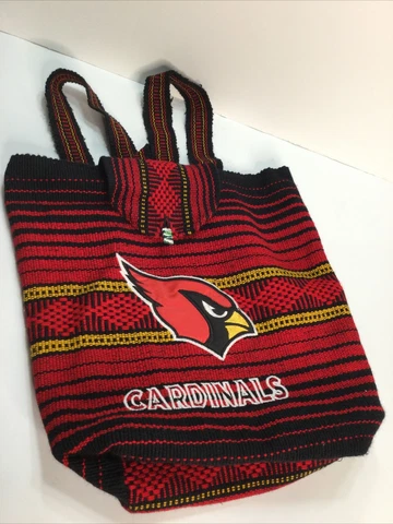 NFL Arizona Cardinals Logo Handmade Bag Tote Mexican Backpack Indian Morral Cover