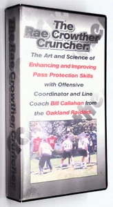 THE RAE CROWTHER CRUNCHER VHS Trainer Bill Callahan Fußball Pass Schutz Fähigkeit - Bild 1 von 3