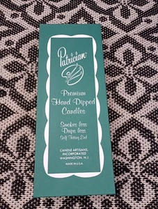 Vintage Patrician Hand Dipped Red Candles 12” Smokeless Dripless Full Box Of 12 - Picture 1 of 5