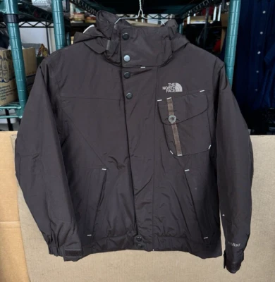 Chaqueta con Capucha Aislante The North Face HyVent Niñas Mediana Marrón Forro Rosa Foto 1 de 4