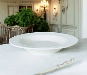 Syrakus China CIRRUS Syralite weiß Restaurant Geschirr 9" Rand Suppenschüssel - Bild 1 von 8