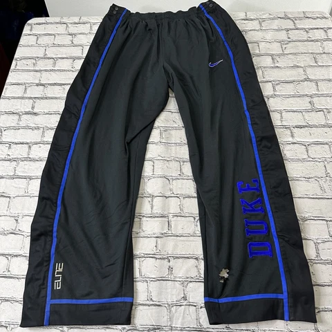 Duke Blue Devils Sweatpants Mens 2XL Black Dri Fit Straight Leg Comfort XXL Cover