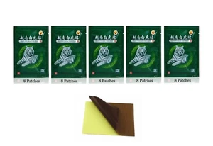 Tiger Plasters Pain Relief Patch Heat Balm Muscle Back/Leg Various Quantities - Picture 1 of 6