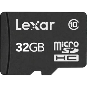 Original Lexar 64GB High Speed MicroSDHC Class 10 Flash Card - Picture 1 of 6