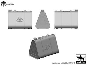 Perro Negro 1/16 120 mm Wehrmacht Alemán 15 litros Jerrycan antes de la Segunda Guerra Mundial (1 lata) 3D16007 - Imagen 1 de 1
