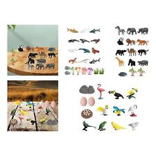 Various animal figures, play set, small animal toys for the