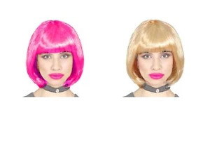 WOMENS SHORT BOB WIG FANCY BEST DRESSED COSPLAY WIGS POP PARTY COSTUME UK - Picture 1 of 3