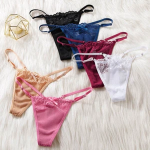 Womens Low Rise G-string Thongs See-through Mesh Sheer Panties Underwear Briefs❃ - Picture 1 of 27
