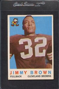 1959 TOPPS  JIM BROWN #10  -  ORIGINAL - VG