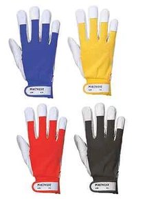 Portwest A250 Pig Leather Tergsus Work Glove Safety Light Industries Workwear - Picture 1 of 5