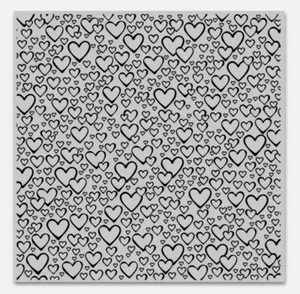 Bursting With Love Cling Stamp Hero Arts heart wallpaper valentines background - Picture 1 of 2