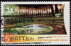 2006 Commonwealth Games 50c Closing Ceremony (4) Stamp Good Used - Bild 1 von 1