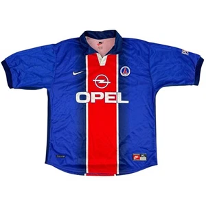 Camiseta deportiva local Nike PSG Paris Saint-Germain 1998/99 Opel vintage talla XL - Imagen 1 de 24