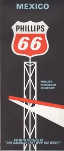 1967 Phillips 66 Road Map: Mexico NOS - Picture 1 of 1