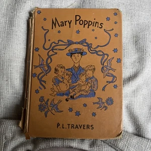 Mary Poppins Children's Book, P.L. TRAVERS,1937,H/C, Antique,N-1-1 - Bild 1 von 20