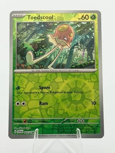 Pokemon Scarlet & Violet Base Reverse Holo Common NM Toedscool 025/198 - Picture 1 of 2