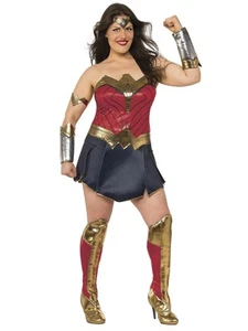 Justice League Movie Wonder Woman Adult Plus Costume - Picture 1 of 2