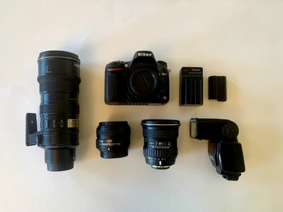 Комплект Nikon D600. 50 мм, 70-200, вспышка SB-700, 11-16 широкоугольный объектив - Изображение 1 из 4