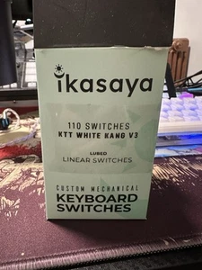 Hand Lubed KTT White Kang V3 Linear Mechanical Keyboard Switches - Picture 1 of 2