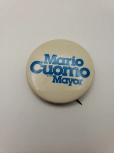 Mario Cuomo For Mayor Pinback Botón De Colección Nueva York 1972 - Imagen 1 de 15