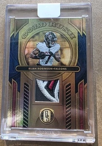 2024 Panini Gold Standard #GR-BRN Bijan Robinson Gold Rush 03/10 SICK PATCH - Bild 1 von 2